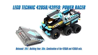LEGO Technic 42058/42059: Power Racer Speed Build & Review [4K]