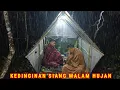 Lagu Diguyur hujan deras siang malam kedinginan, camping, tidur nyenyak smapai pagi, relaxing rain sound