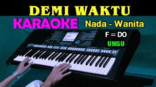 Download DEMI WAKTU - UNGU | KARAOKE Nada Wanita, HD MP3