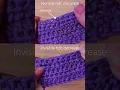Invisible Half Double Crochet Decrease - Quick Crochet Tutorial