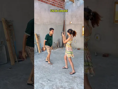 Chá de cimento pra casa! #humor #comedia #meme #casal