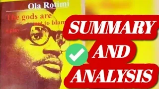 the gods are not to blame ola rotimi summary and analysis of the full story 
