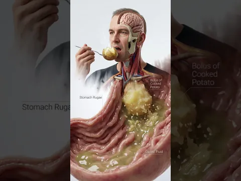 What Happens Inside Your Body When You Eat Potato? 🥔 #shorts #health #metabolism