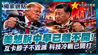 川普想脫勾現實美國早已離不開中國!  西方霸權崩盤不如從前  美中鬥而不破互相卡脖子陷科技冷戰 #寰宇全視界 #寰宇新聞