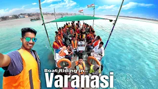 boat riding in varanasi exploring the ghats of varanasi manikarnika ghat varanasi travel vlog