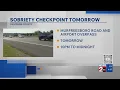 Sobriety checkpoint planned in Davidson County Friday