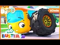 Rolling with New Tyres! 🚌 🛞| Go Buster - Bus Cartoons \u0026 Kids Stories