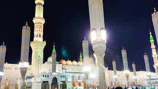 مشاهد من المسجد النبوي   لما وص ل نا المدينة دندنها
