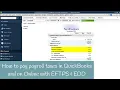 How to Pay Payroll Taxes Through QuickBooks