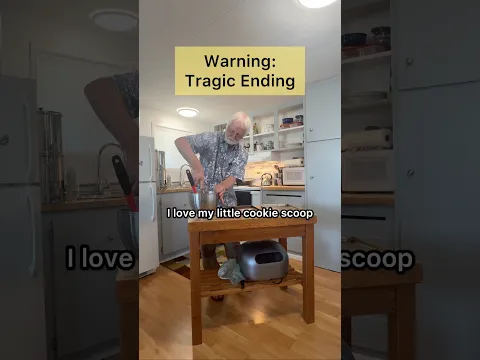 💔 Not part of the recipe! Anyone need a little extra iron in their diet? #fail #cooking #grandpa
