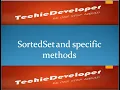 35 SortedSet and its method in collection framework