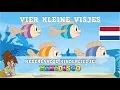 VIER KLEINE VISJES | Kinderliedjes | Liedjes voor Peuters en Kleuters | Minidisco