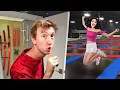 I Built a Secret Weapons Room in a Trampoline Park