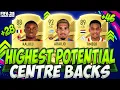 FIFA 23 HIGHEST POTENTIAL DEFENDERS CENTRE BACKS CB BEST YOUNG PLAYERS ON CAREER MODE FUT 23