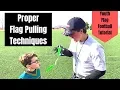 Youth Flag Football Tutorial Proper Flag Pulling Techniques for Beginners Pull More Flags