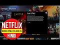 Netflix clone using html css and javscript