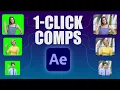 How to automatically generate comps in After Effects Batch create - Master Comps