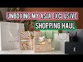 WAIT UNTIL YOU SEE THE BAG Unboxing my Asia exclusive shopping haul Dior YSL Prada more