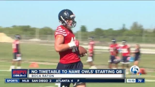 FAU head coach Lane Kiffin in no hurry to name starting QB