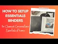 ESSENTIALS BINDERS FOR HOME USE CLASSICAL CONVERSATIONS