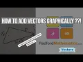 How to Add Vectors Graphically - Graphical Addition of Two Vectors