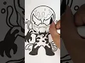 How to Coloring Venom - Marvel coloring