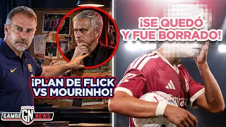 Revelan plan de Flick vs Mourinho| Se quedó en Madrid para competir y lo borran|¿Güler a la Premier?