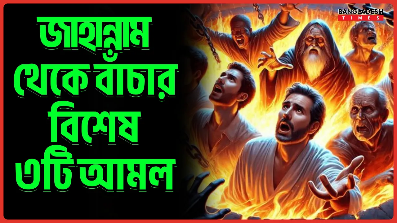জাহান্নাম থেকে বাঁচার বিশেষ তিনটি আমল | ইসলামিক টিপস