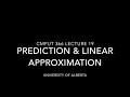 19 Prediction with Linear Function Approximation and Tilecoding