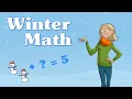 Missing Addends Winter Math Numbers 1 - 10 Kindergarten First Grade