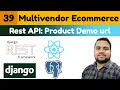 Add demo link of project script Multivendor Ecommerce Website in Django ReactJs REST API