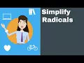 Simplifying Radicals-Square Root-Algebra