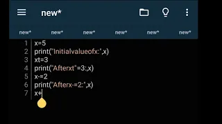 Assignment Operators Level 3 problem 6