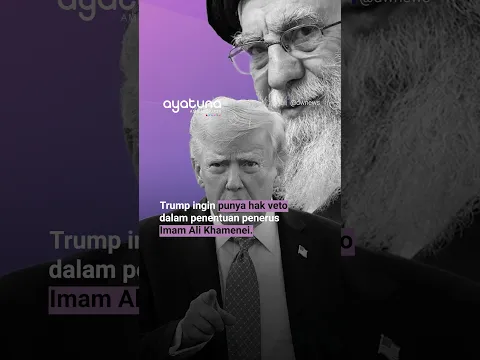Trump Ingin Terlibat Tentukan Pemimpin Iran #ayatunaambassador #iran #america #news #beritaterkini