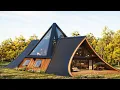 Download Lagu Cozy A-Frame Cabin in the Woods - Relaxing Tour of This 4 Bedroom A-Frame