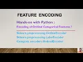 LabelEncoding and Ordinal Encoding of Ordinal Categorical Features Feature Encoding Tutorial 2
