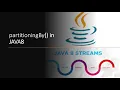 PartitioningBy in JAVA8
