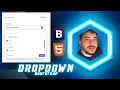 Bootstrap Component Dropdown Selector - HTML and Bootstrap 2026