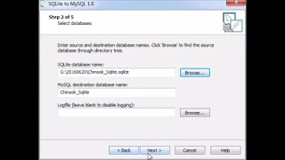 How to migrate SQLite to MySQL