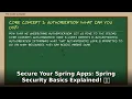 Secure Your Java Apps Spring Security Basics Explained Java Tutorial