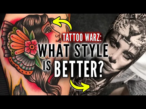 Download MP3 Tattoo WARZ: AMERICAN TRADITIONAL vs B&G REALISM | Who do you think WINS?