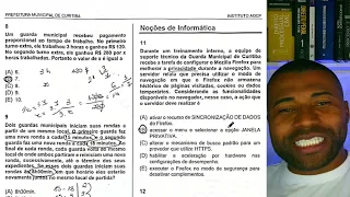 TUDO QUE CAIU NA PROVA INSTITUTO AOCP 19/01 UMA SEMANA ANTES DA PROVA PPMG