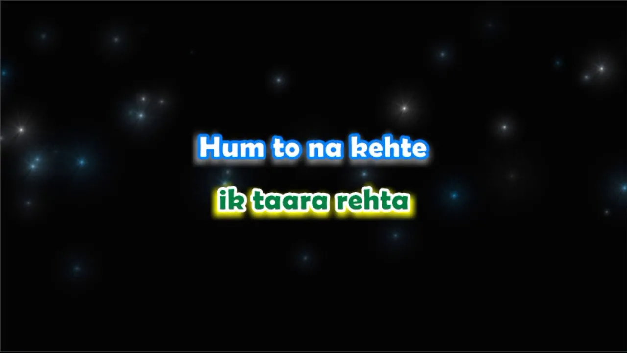 Teri Daastan - Hitchki - Karaoke with Lyrics