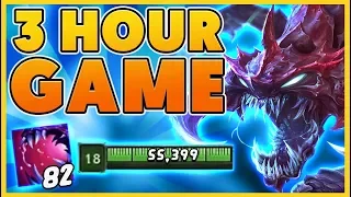 *55K + HP* THE LONGEST GAME EVER (LEAGUE OF LEGENDS RECORD) - BunnyFuFuu