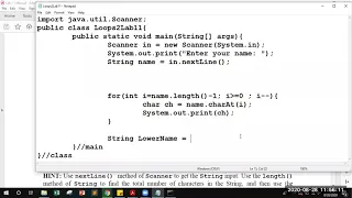 Lab11 Recorded Session-2 Use of Strings and its Methods Komal Arif