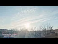 Sunset in Charlottesville Virginia - March 23 2024 time-lapse