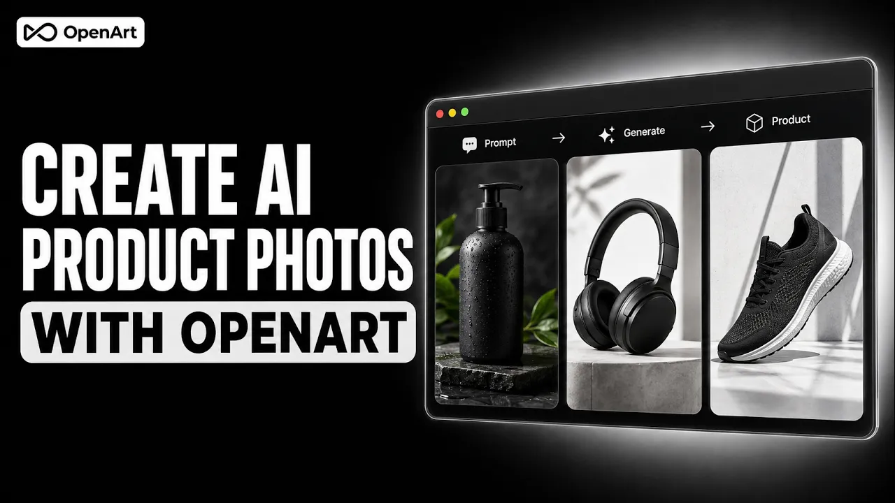 How to Create AI Product Photos with OpenArt (Step-by-Step): video thumbnail