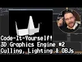 Code-It-Yourself 3D Graphics Engine Part - Normals Culling Lighting Object Files