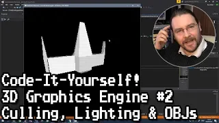 Code-It-Yourself 3D Graphics Engine Part - Normals Culling Lighting Object Files