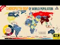 All Countries By Population Growth From 1800 To 2100 World Population Map Historical Projection